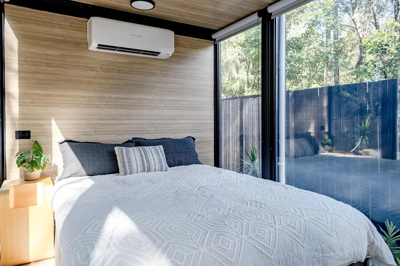 chambre tiny house vitrée 24m2 Elsewhere