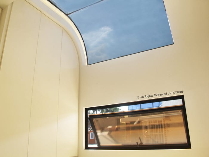 Cube Two par Nestron petite maison futuriste de 24m2 gérée par l Cube Two par Nestron petite maison futuriste de 24m2 gérée par l'IA