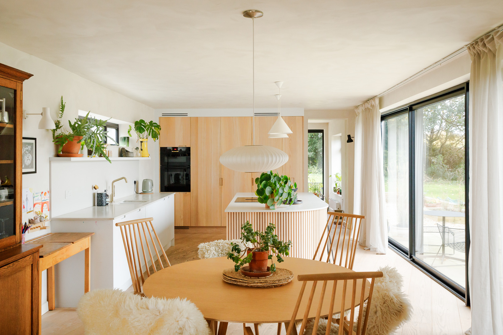 cuisine design bois clair et salle à manger cuisine design bois clair et salle à manger