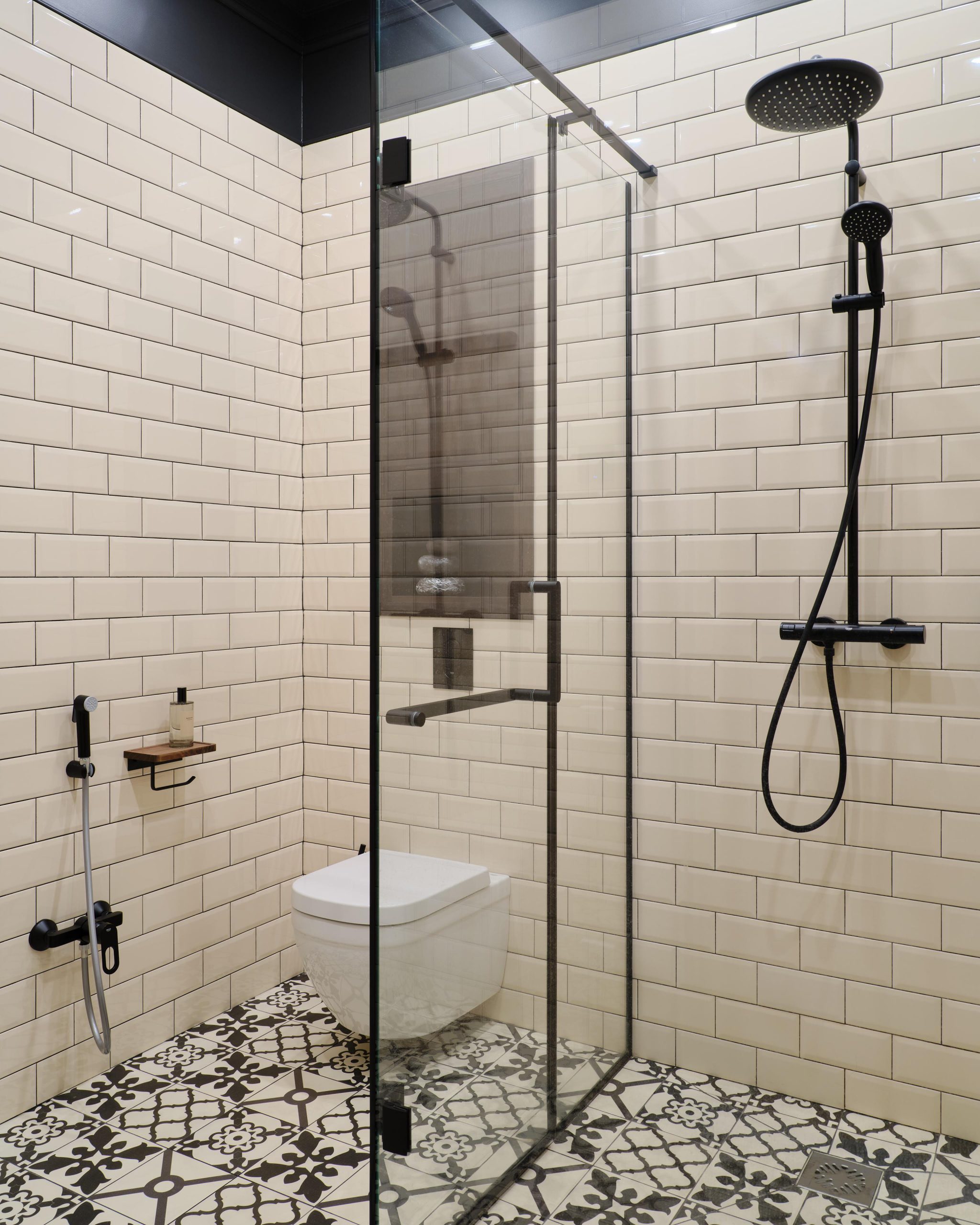 salle de bain blanche sol carreaux de ciment noir et blanc salle de bain blanche sol carreaux de ciment noir et blanc