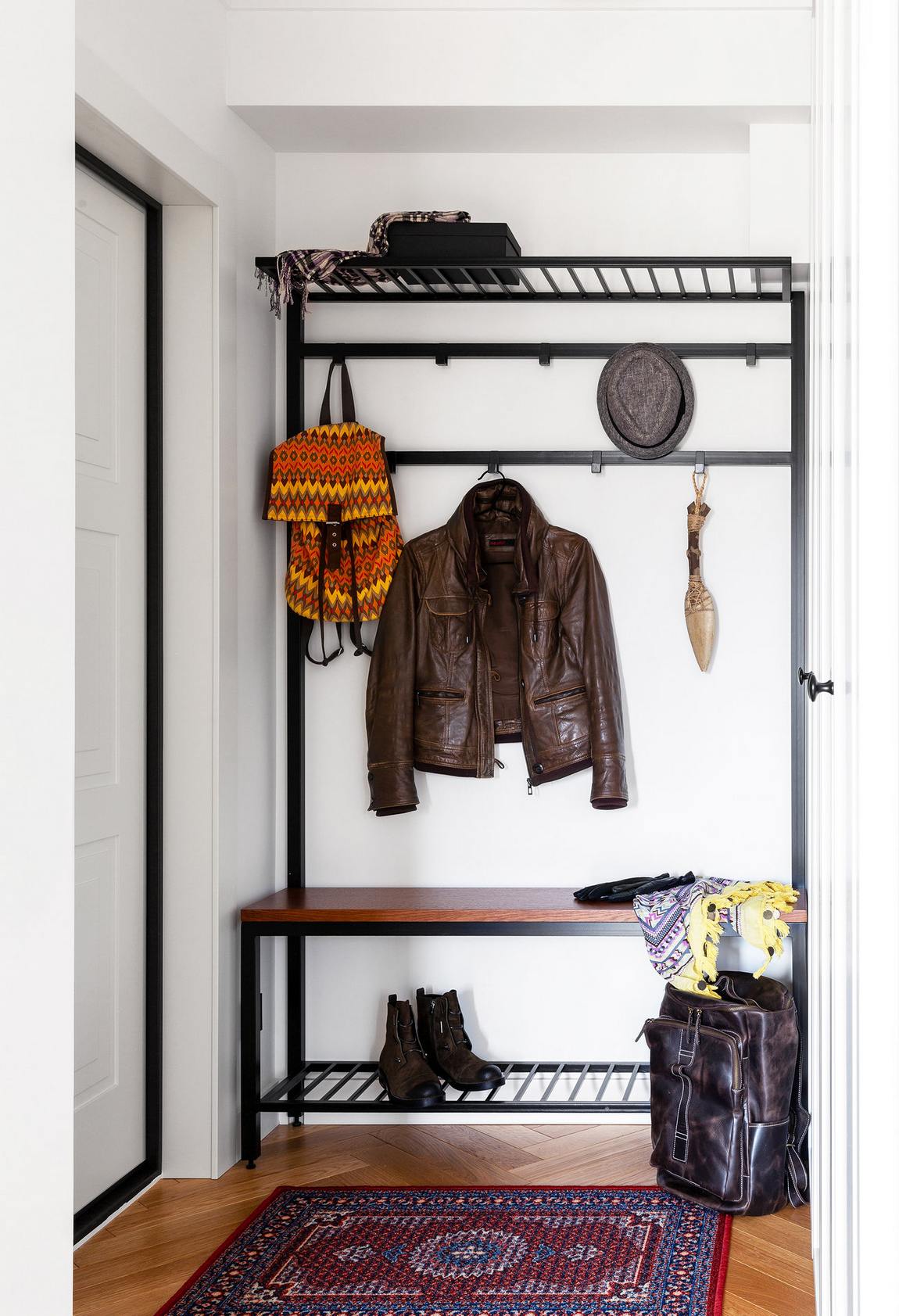 entrée studio 33m2 décoration scandinave