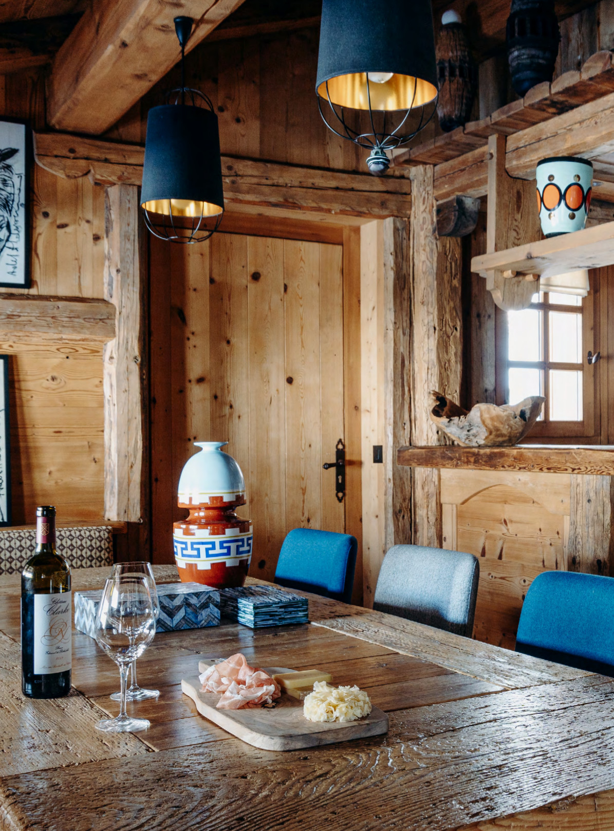 salle à manger chalet Alice Chalet du Mont d'Arbois