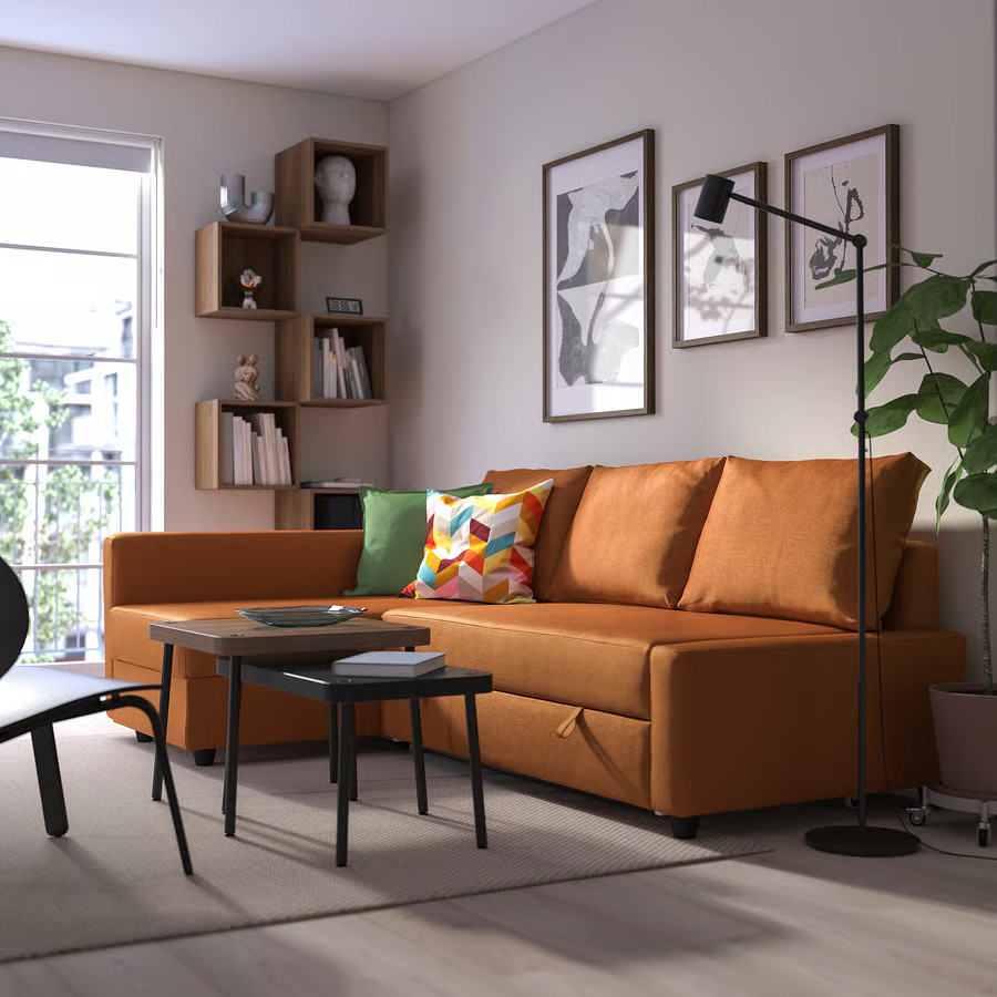 salon aménagement petit appartement IKEA