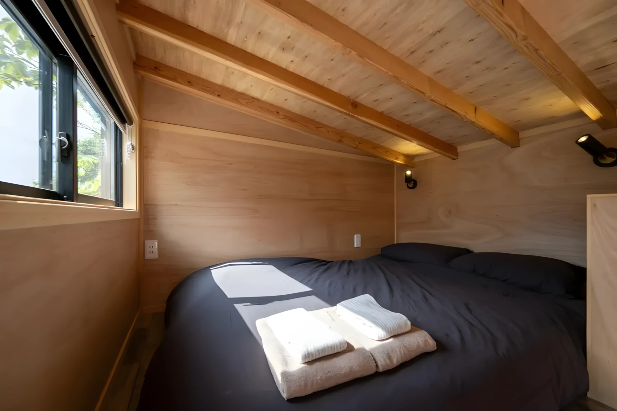 chambre mini maison mobile esprit zen