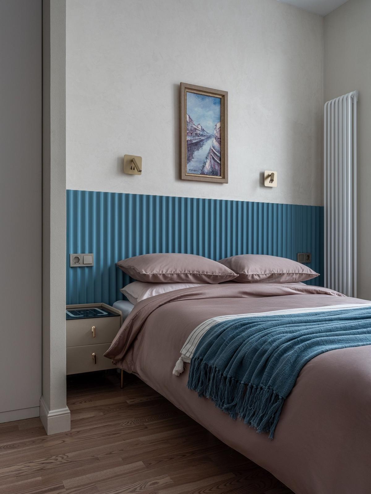 zone chambre studio 28m2 décoration contemporaine