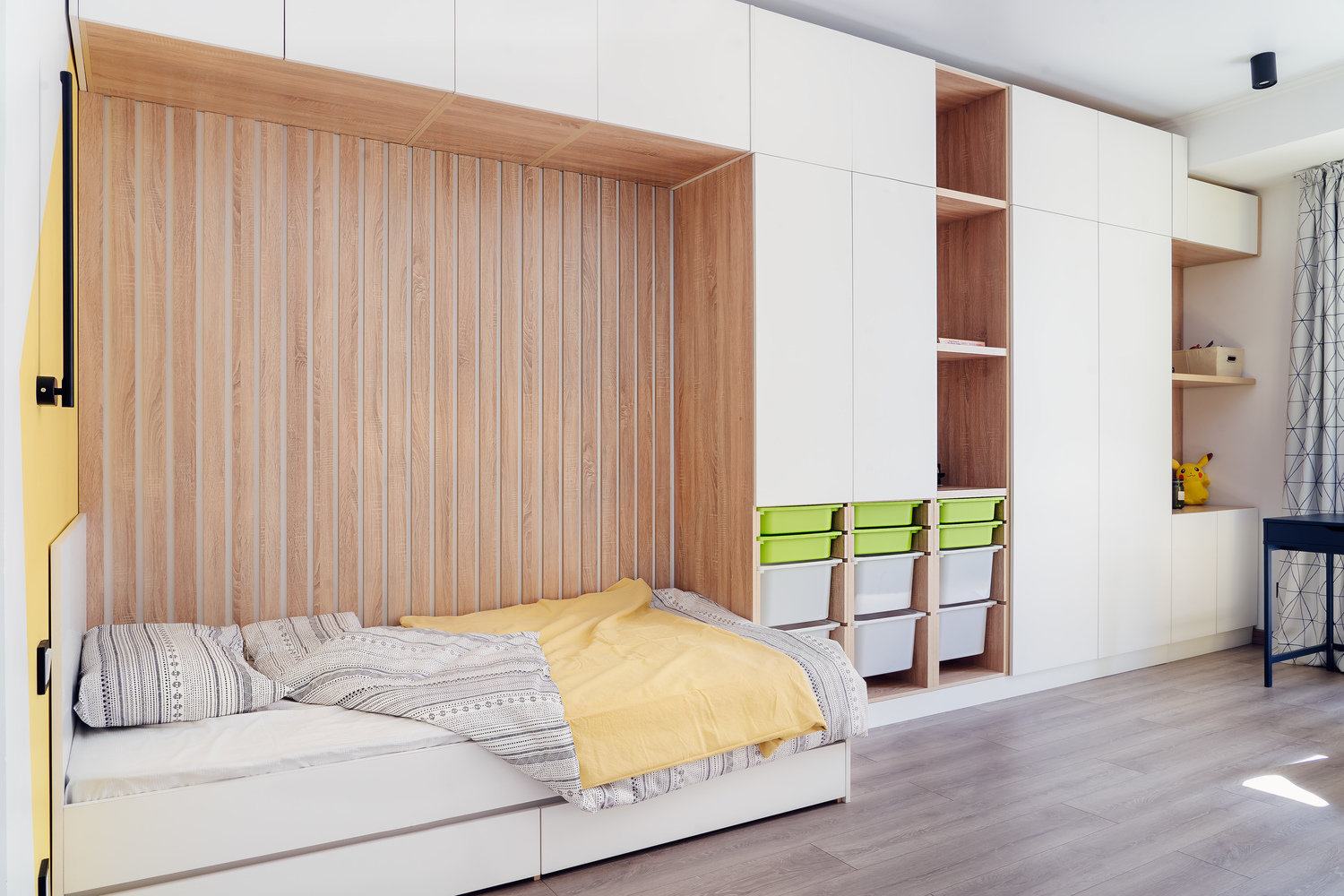 chambre enfant décoration contemporaine jaune et verte chambre enfant décoration contemporaine jaune et verte