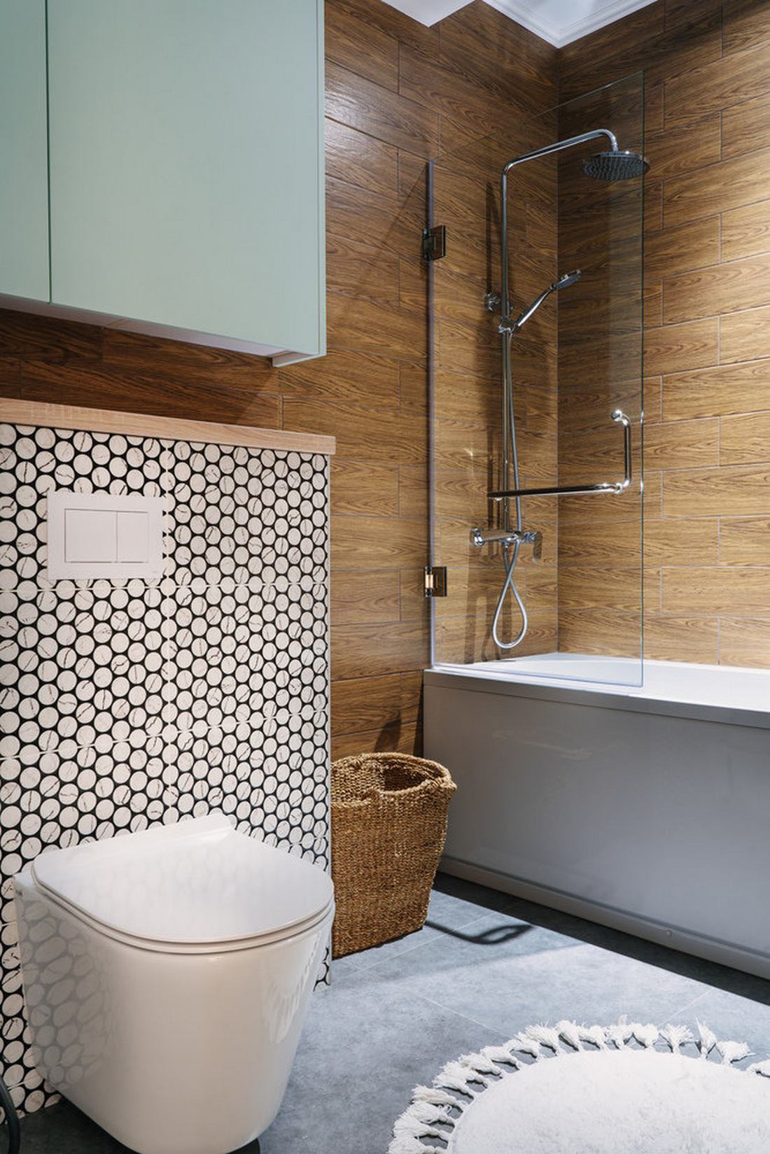 salle de bain décoration contemporaine bleue clair et bois clair salle de bain décoration contemporaine bleue clair et bois clair