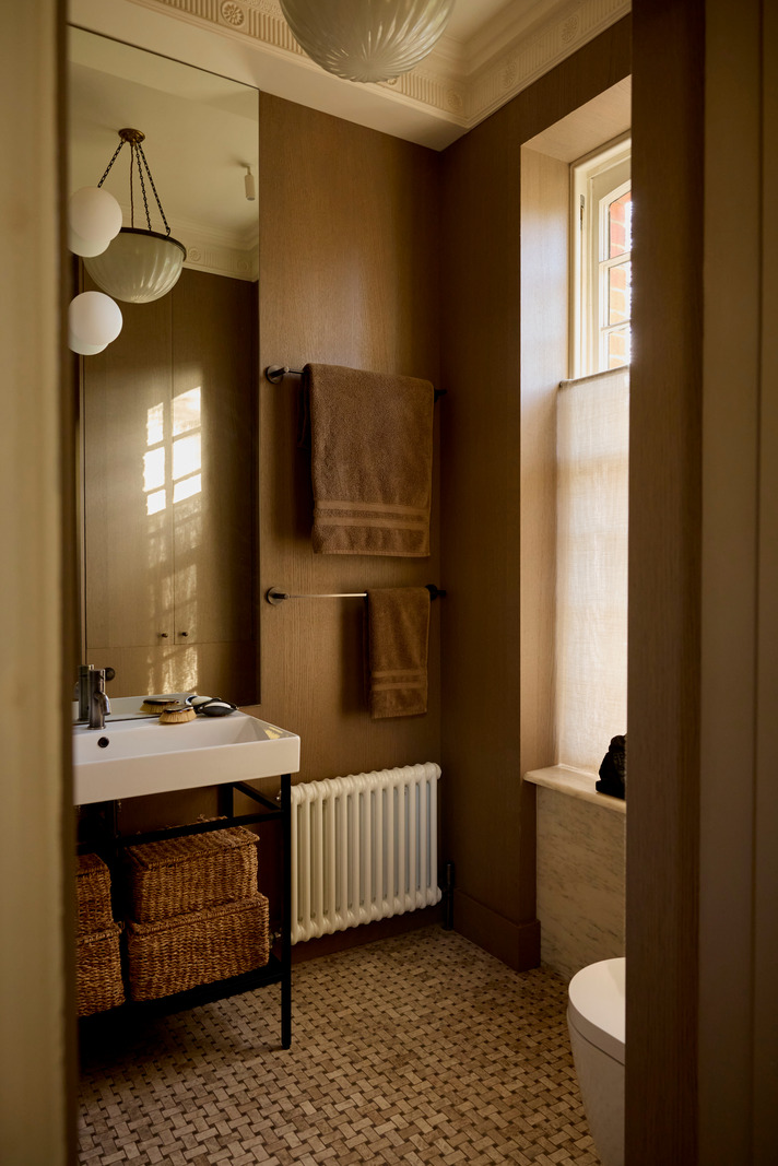 salle de bain décoration vintage appartement ancien et victorien de 67m2 à Londres salle de bain décoration vintage appartement ancien et victorien de 67m2 à Londres