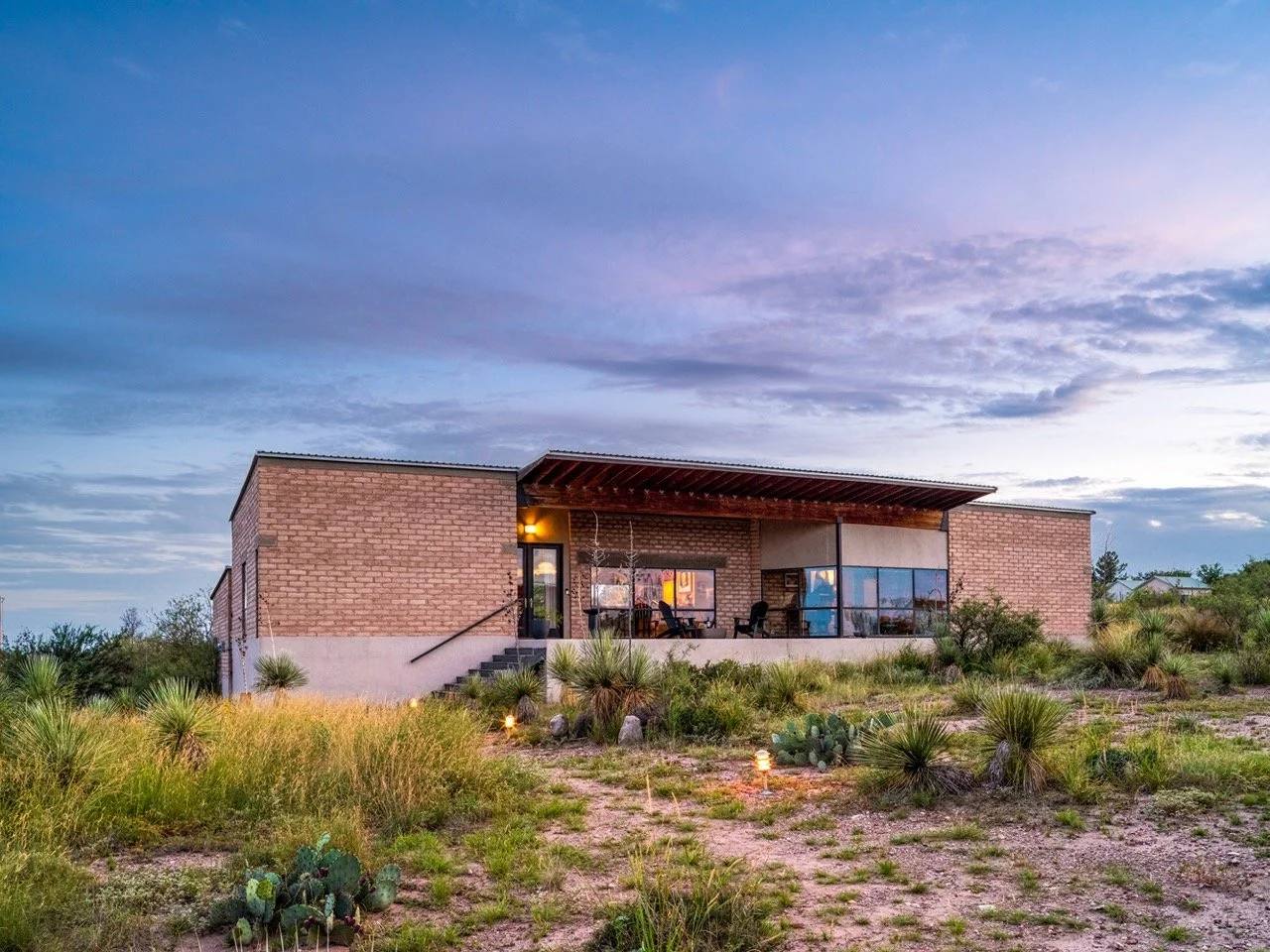 maison autonome en briques Marfa