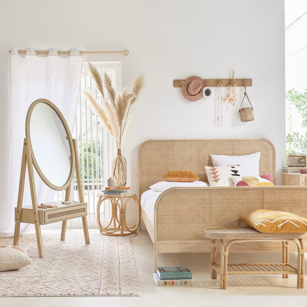 chambre Maisons du Monde décoration naturelle chambre Maisons du Monde décoration naturelle