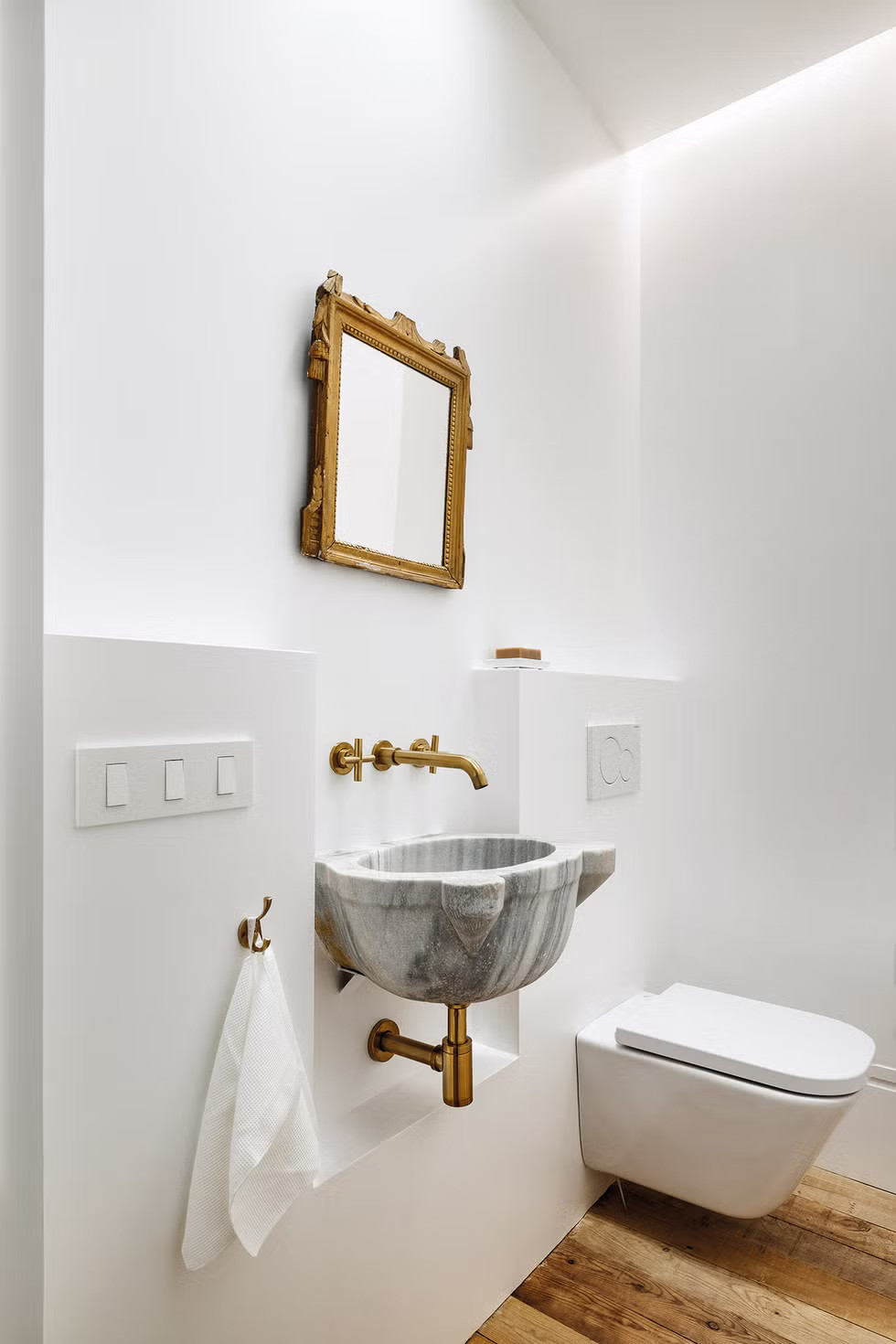 toilettes wc décoration classique chic