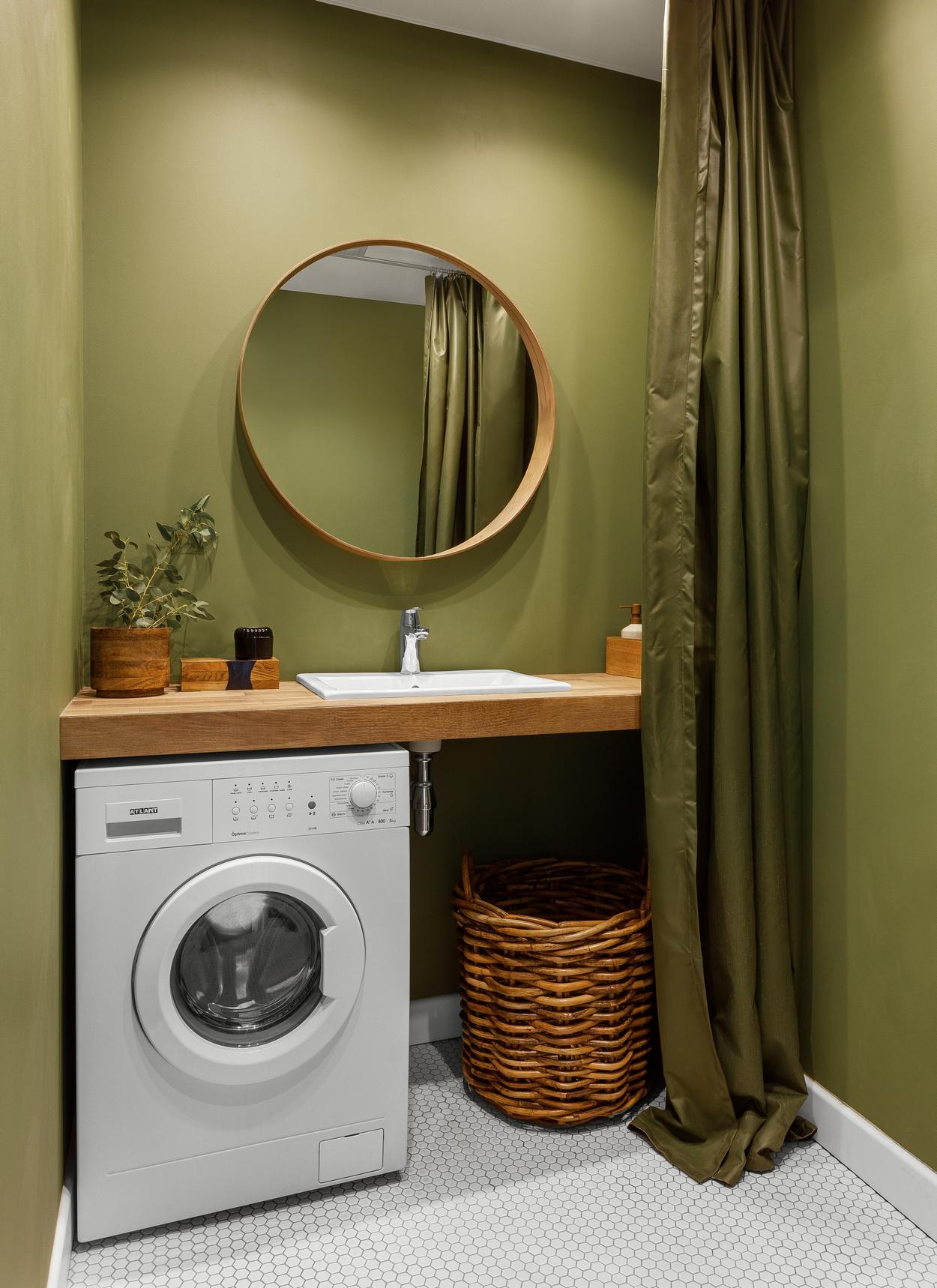 salle de bain verte et bois salle de bain verte et bois