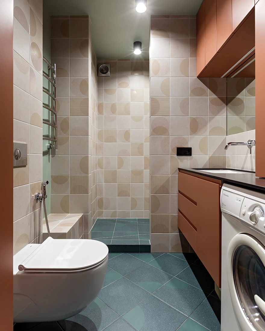 salle de bain appartement 36m2 color block salle de bain appartement 36m2 color block