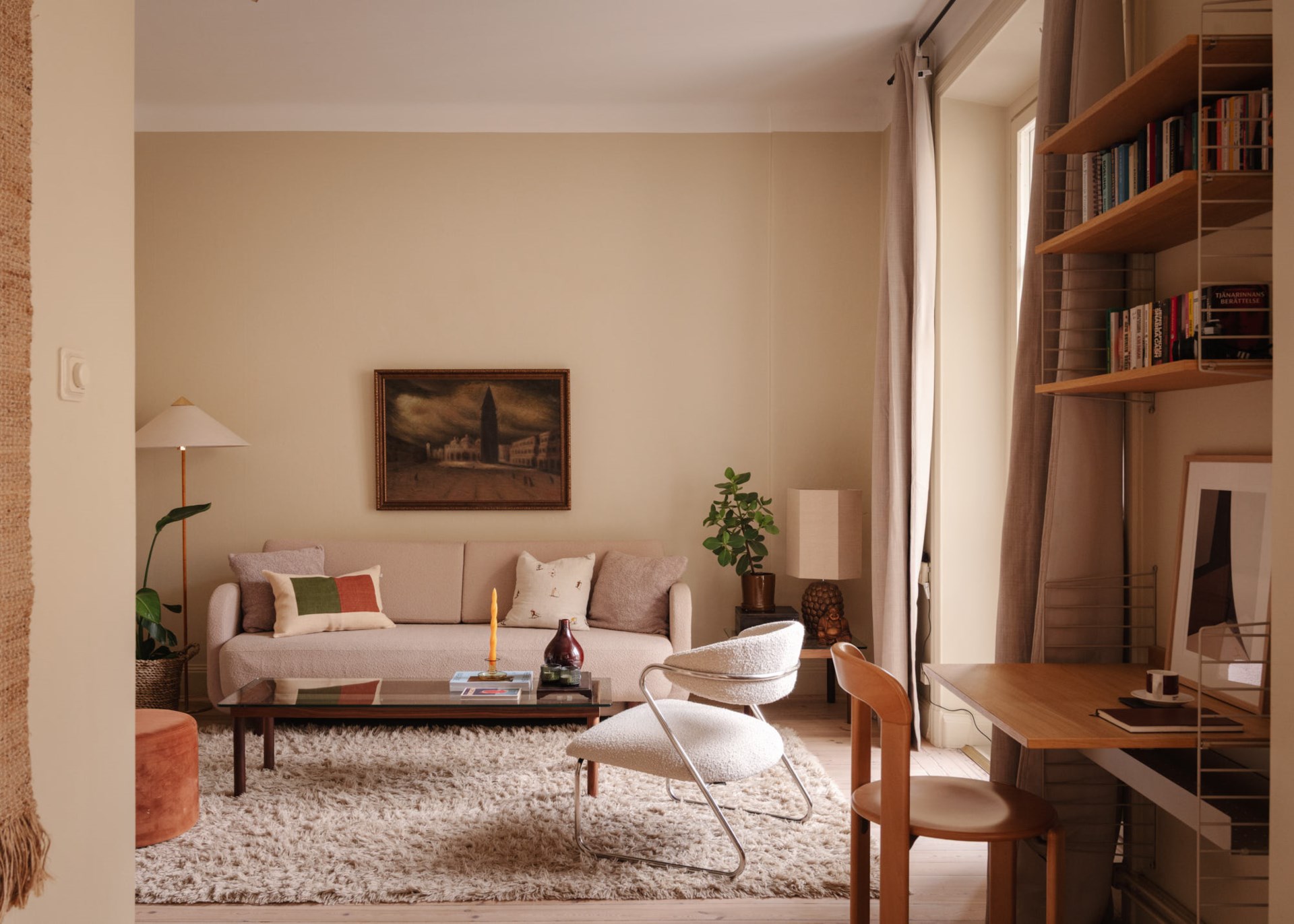 salon décoration scandinave beige appartement 43m2 salon décoration scandinave beige appartement 43m2