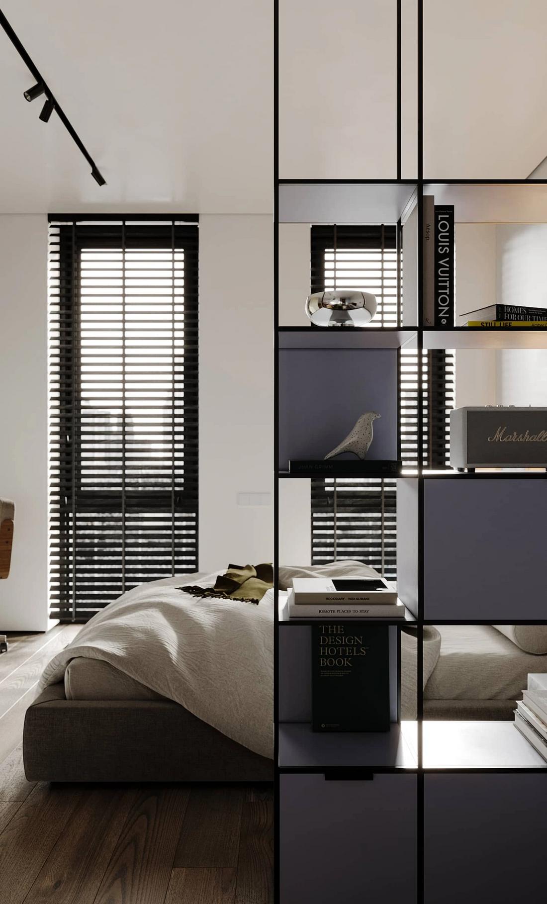 zone chambre style design studio de 33m2 zone chambre style design studio de 33m2