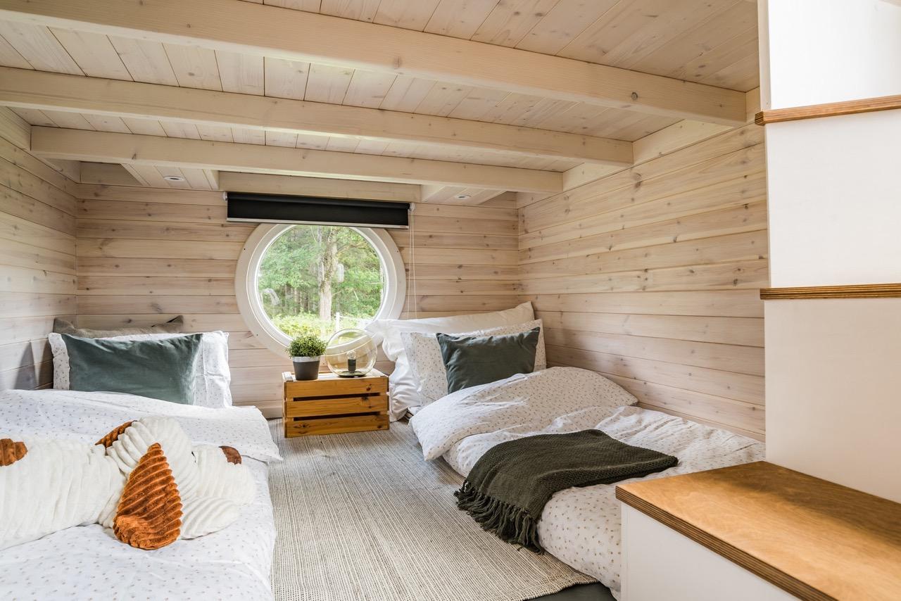 intérieur mini maison mobile 25m2 européenne Elise par Vagabond Haven