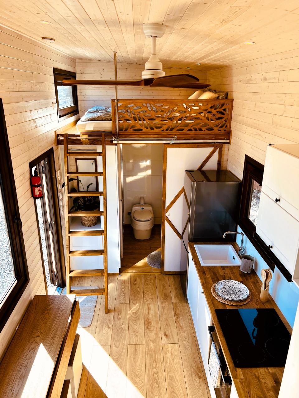 intérieur tiny house 25m2 européenne Elise par Vagabond Haven