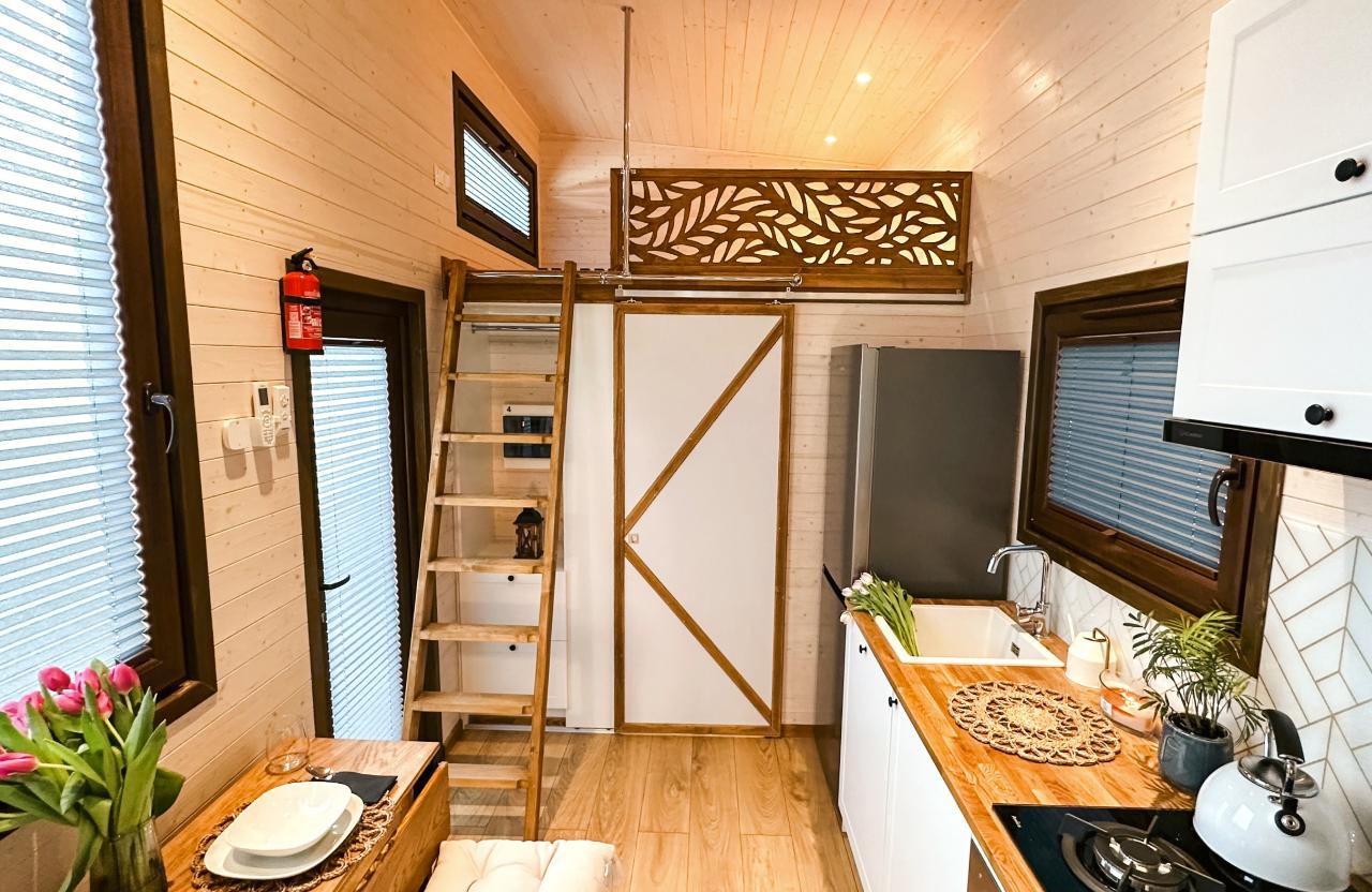 intérieur tiny house 25m2 européenne Elise par Vagabond Haven