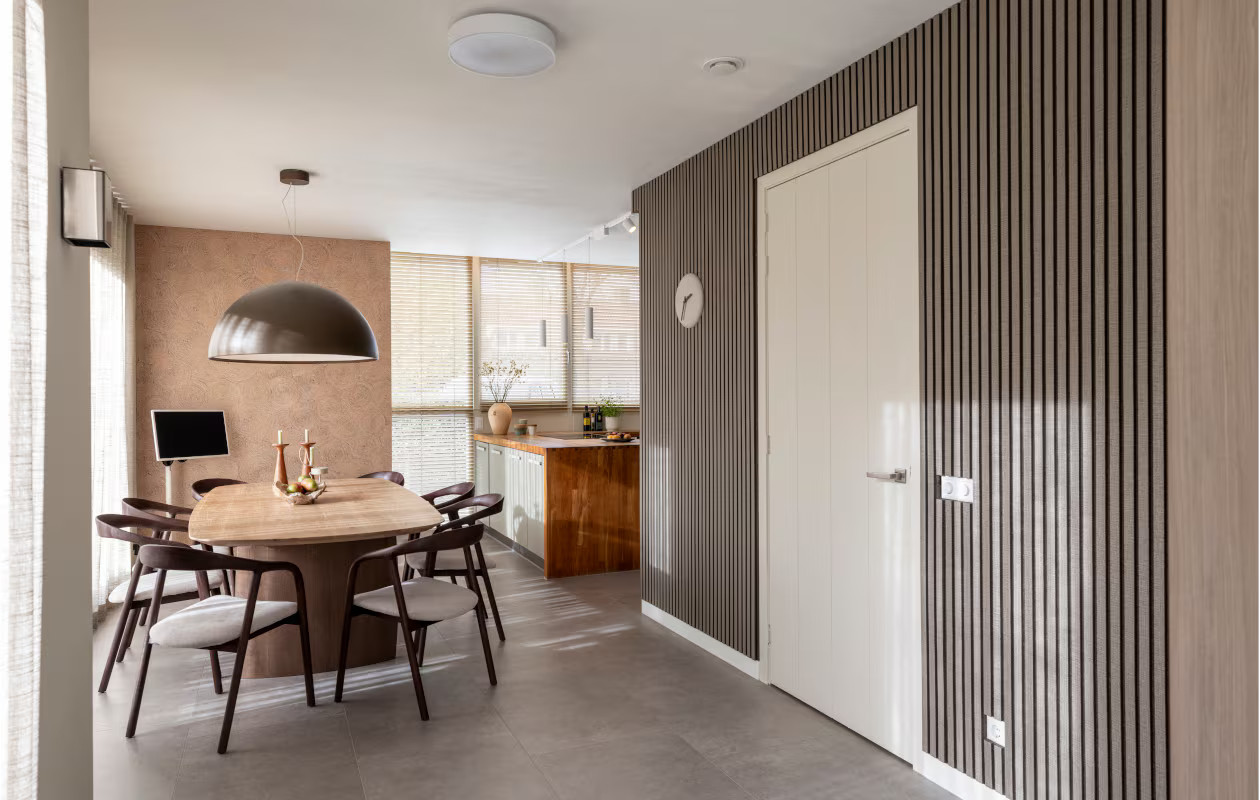 cuisine ouverte et salle à manger décoration contemporaine