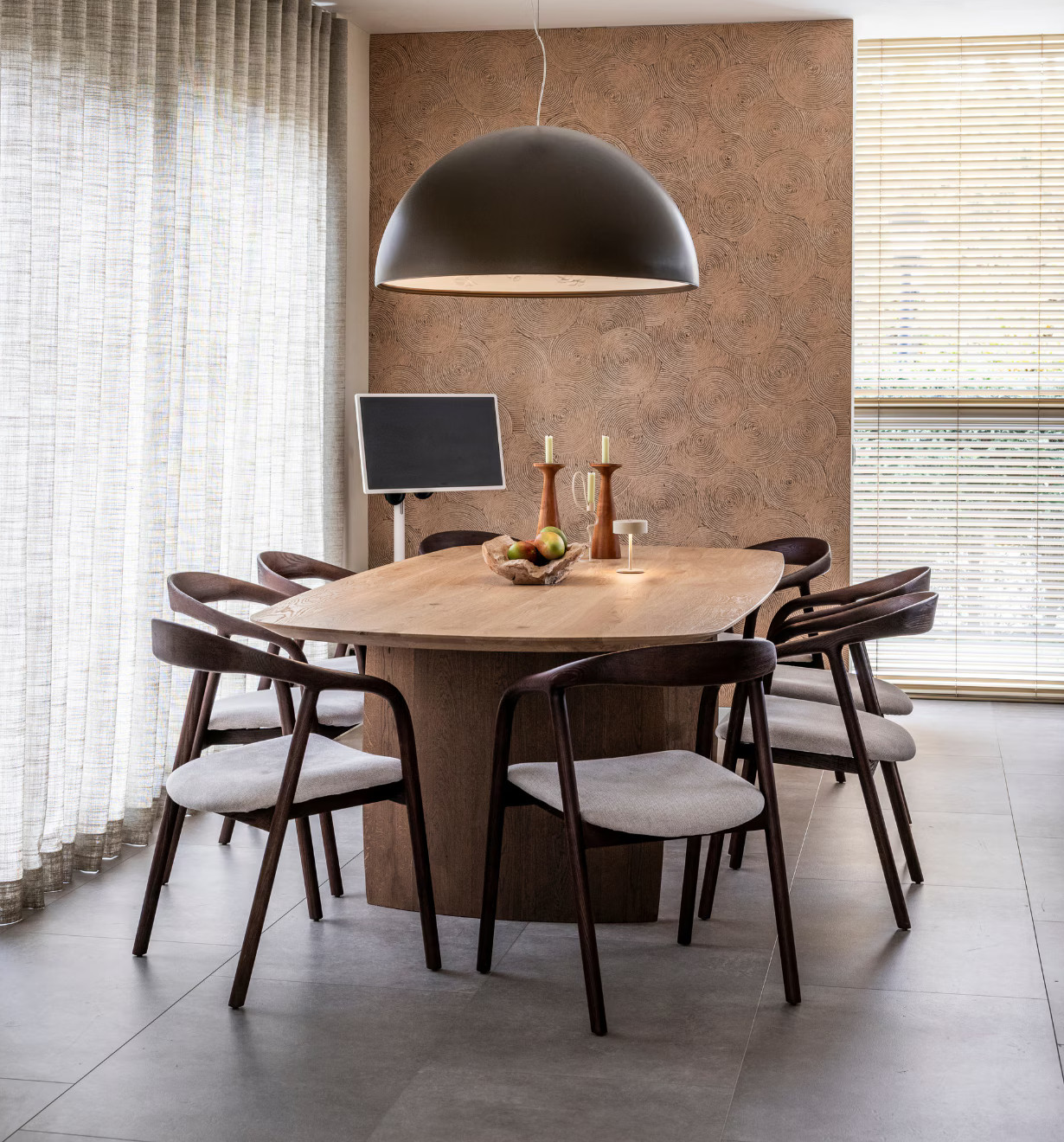 salle à manger décoration contemporaine
