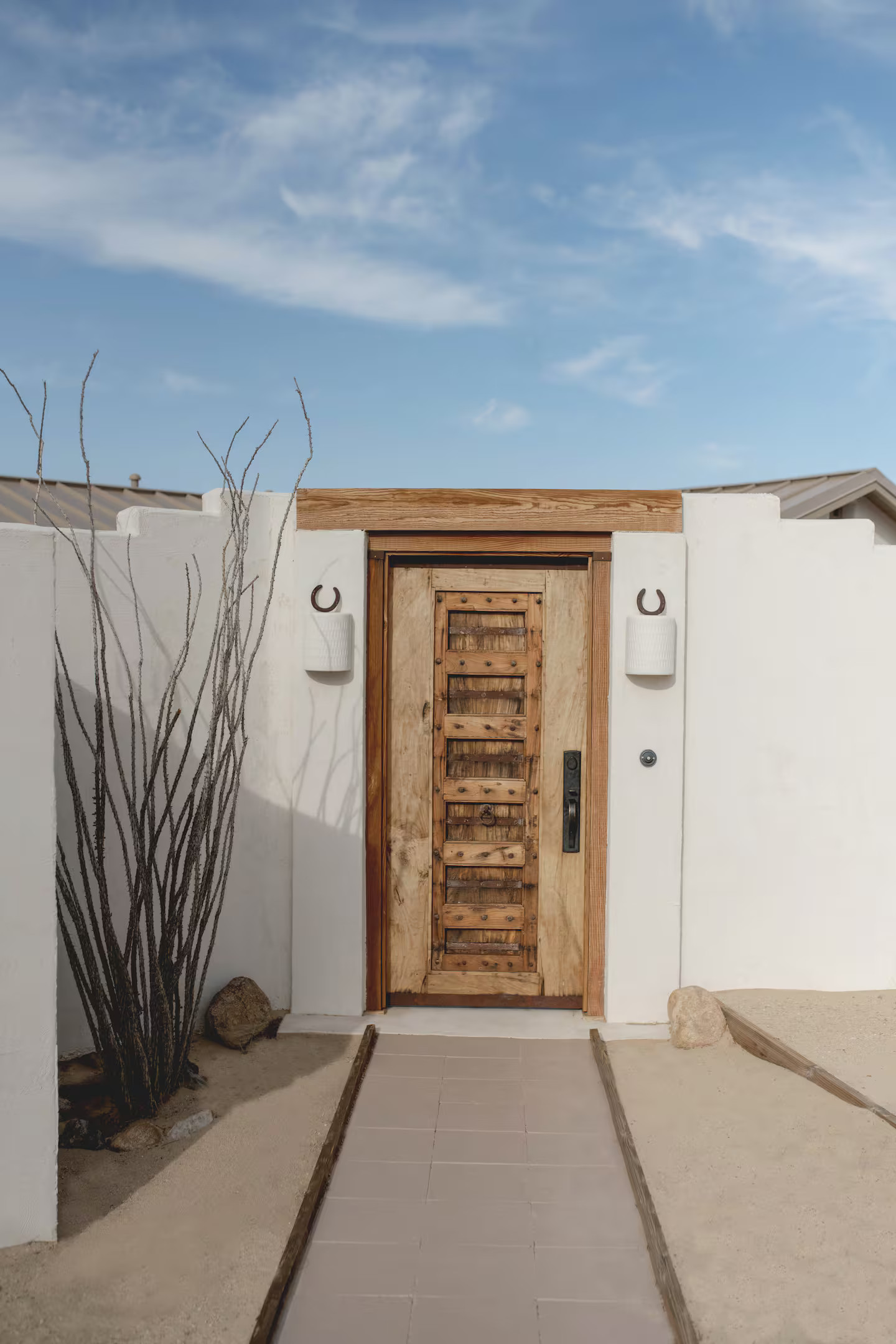 entrée maison Joshua Tree