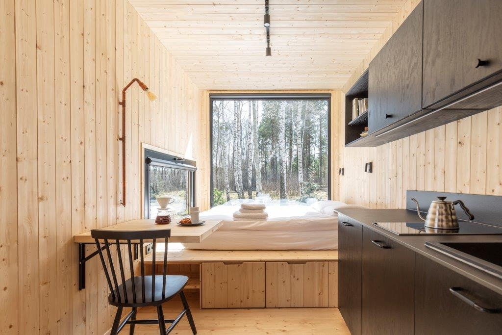 tiny house 15m2 Hidden Base par Tiny Smart House Polska