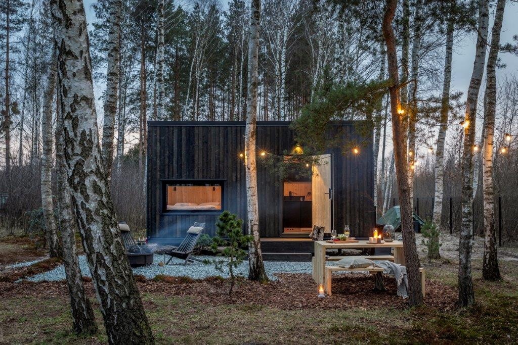 tiny house 15m2 Hidden Base par Tiny Smart House Polska