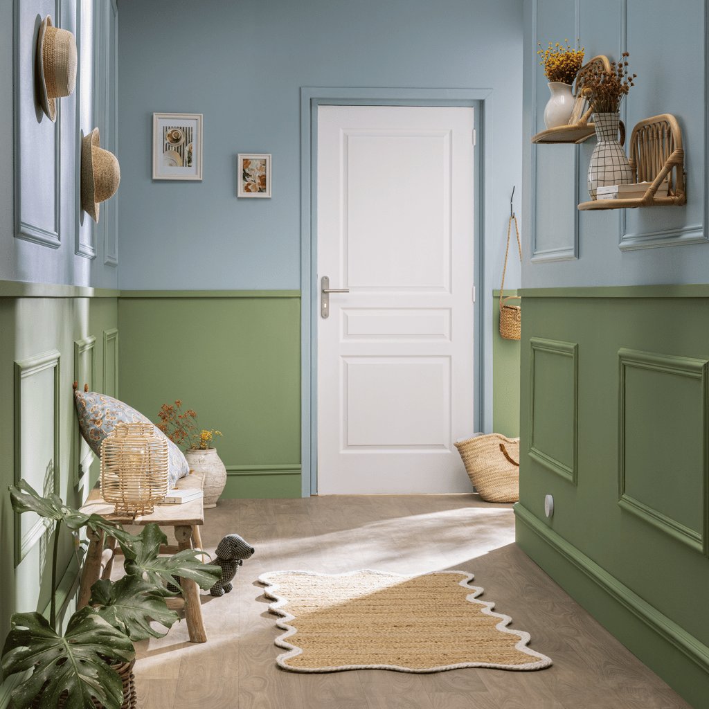 couloir bleu et Vert Bali 2 Leroy Merlin décoration verte couloir bleu et Vert Bali 2 Leroy Merlin décoration verte