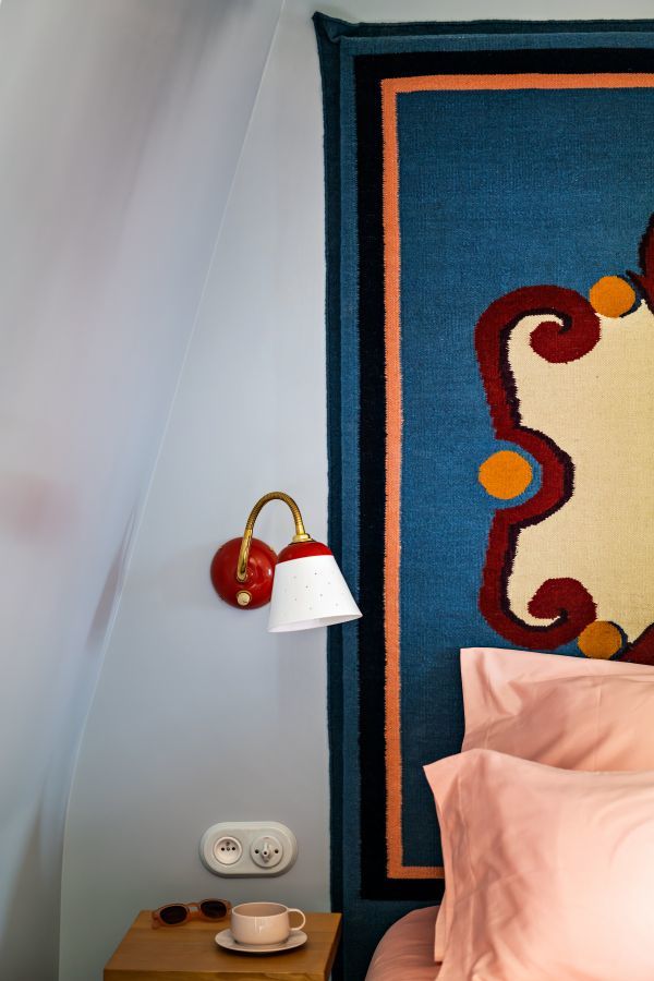 décoration de chambre originale par Beata Heuman Hôtel la Boétie Paris décoration de chambre originale par Beata Heuman Hôtel la Boétie Paris