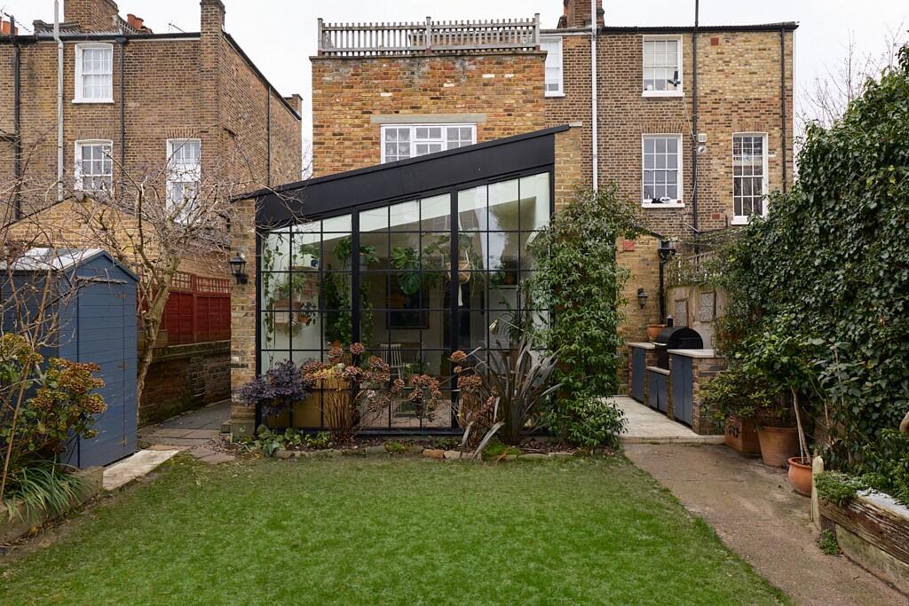 appartement Londres décoration contemporaine avec extension vitrée sur jardin appartement Londres décoration contemporaine avec extension vitrée sur jardin