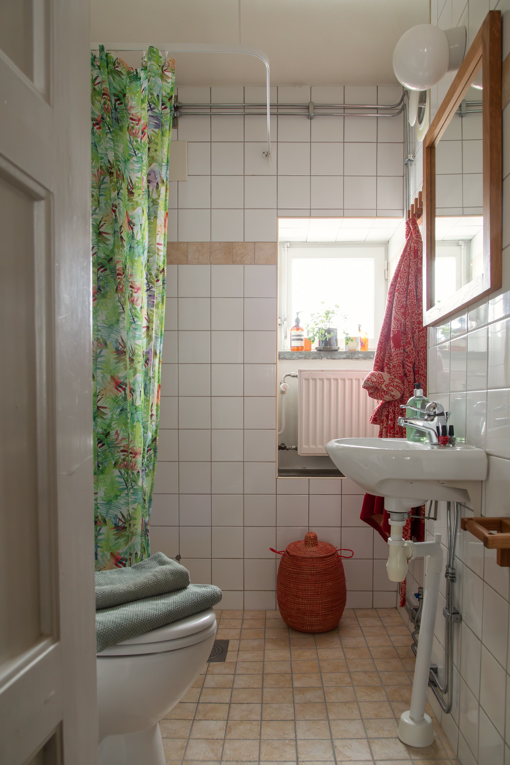 salle de bain décoration vintage scandinave appartement 44m2 salle de bain décoration vintage scandinave appartement 44m2