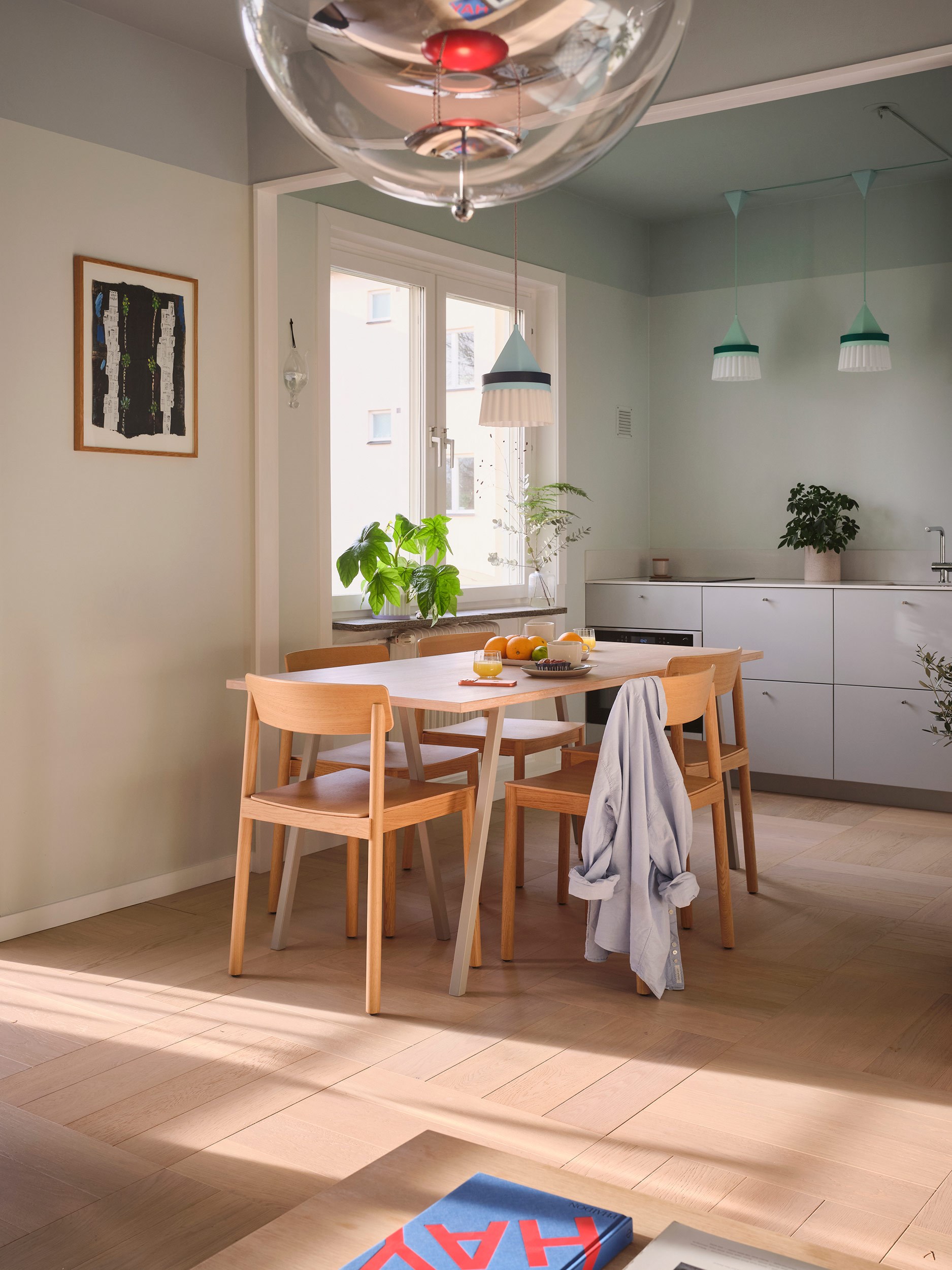 cuisine ouverte et salle à manger appartement 46m2 décoration scandinave pastel cuisine ouverte et salle à manger appartement 46m2 décoration scandinave pastel