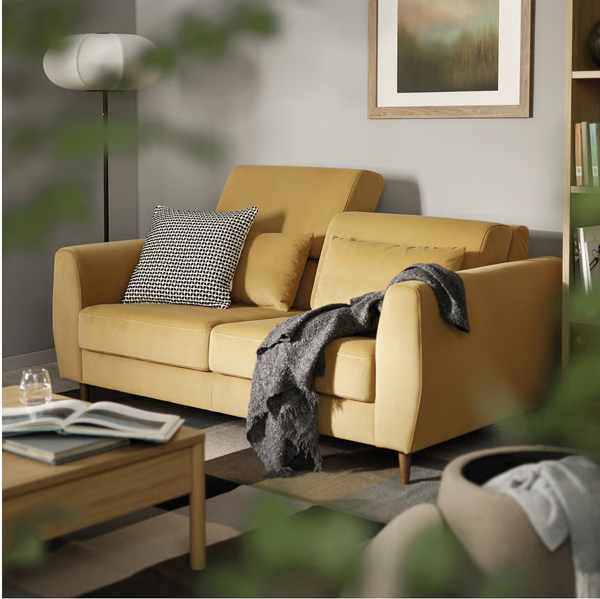 salon canapé jaune Nouveautés IKEA février 2026 salon canapé jaune Nouveautés IKEA février 2026