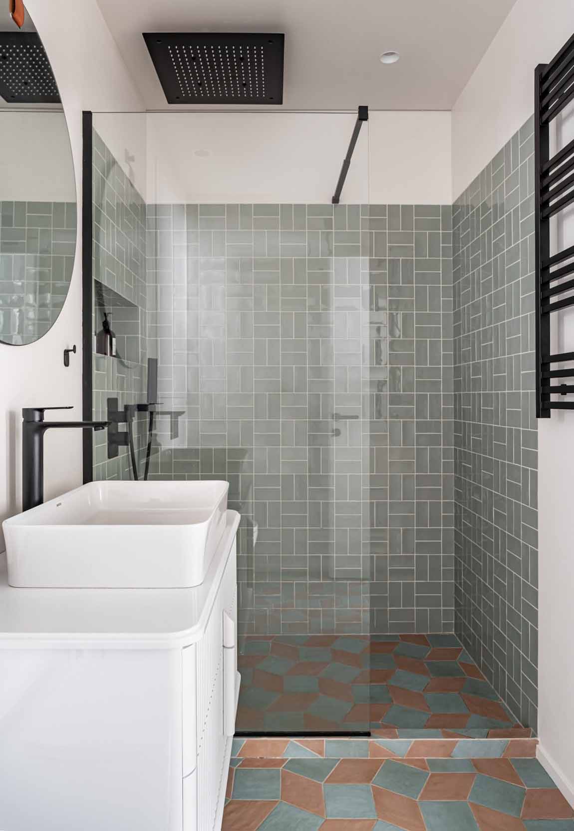 salle de bain grise appartement 62m2 salle de bain grise appartement 62m2