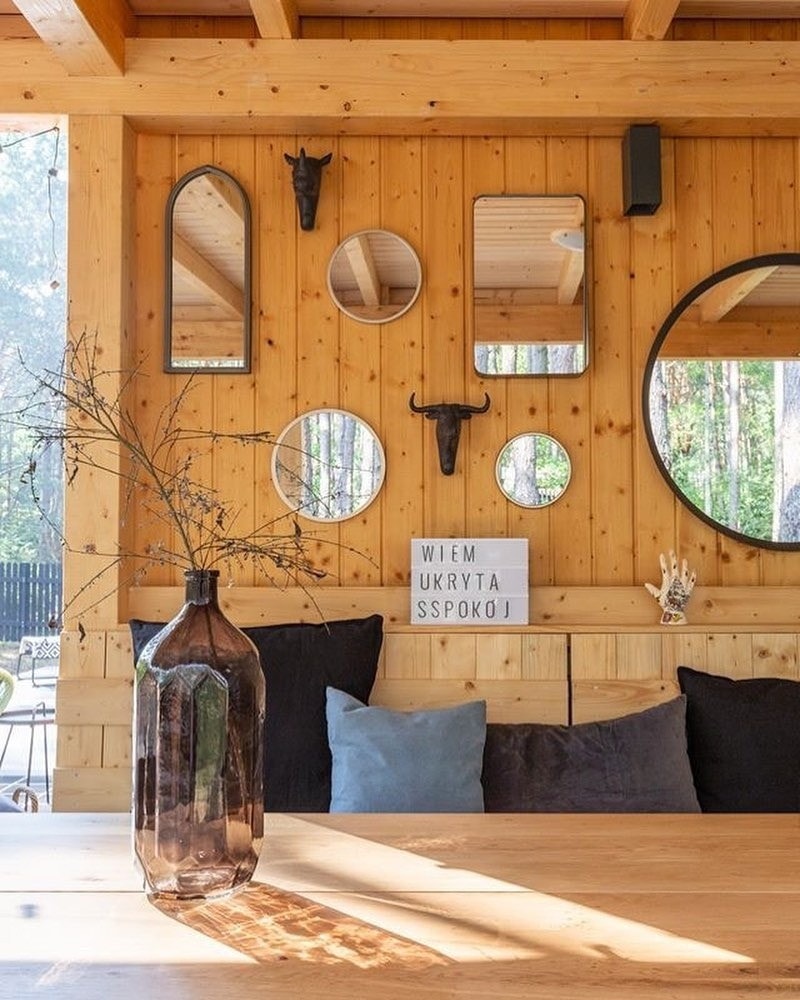 salle à manger petite maison en bois de 20m2 Forest Tiny Smart House Polska salle à manger petite maison en bois de 20m2 Forest Tiny Smart House Polska