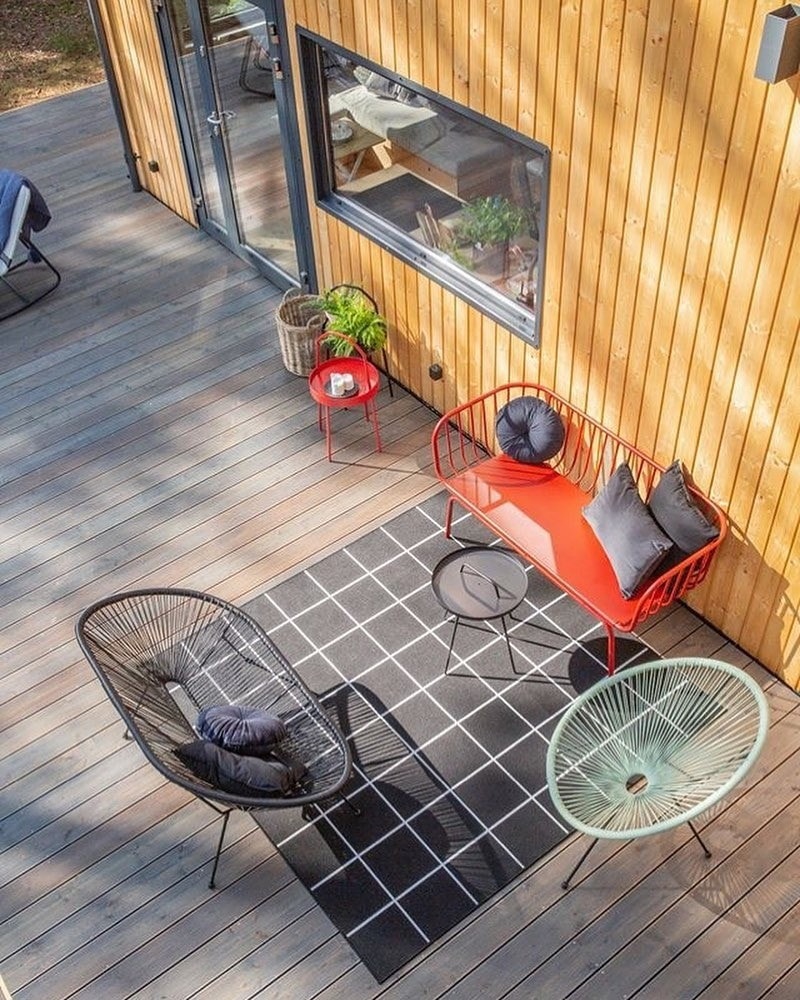 terrasse bois petite maison en bois de 20m2 Forest Tiny Smart House Polska terrasse bois petite maison en bois de 20m2 Forest Tiny Smart House Polska