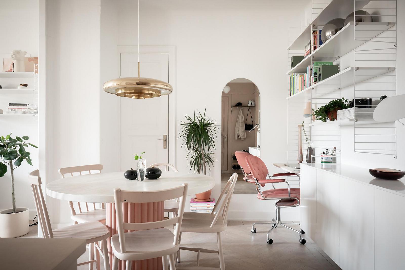salle à manger et bureau studio 48m2