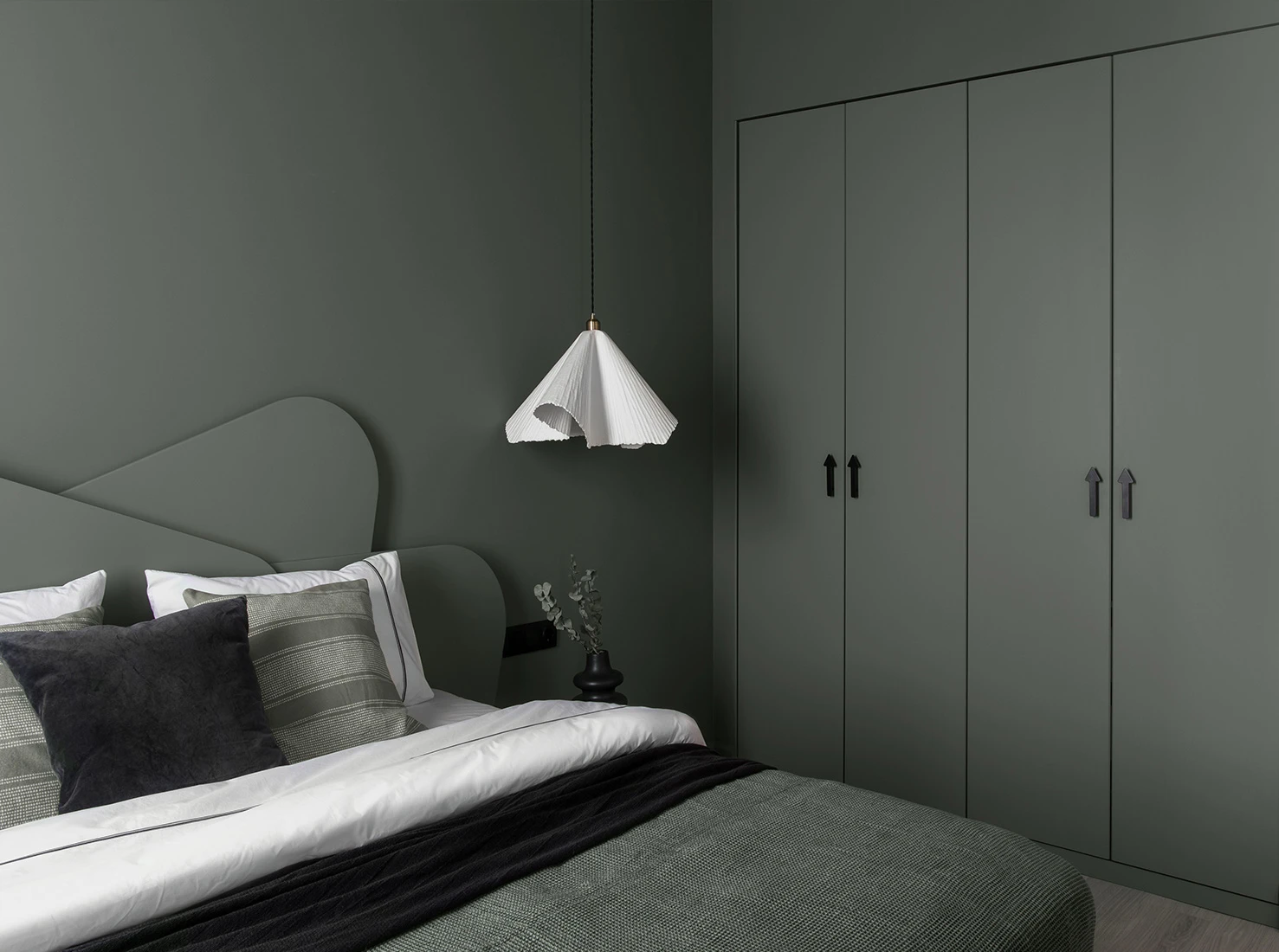chambre grise décoration contemporaine appartement de 35m2 chambre grise décoration contemporaine appartement de 35m2