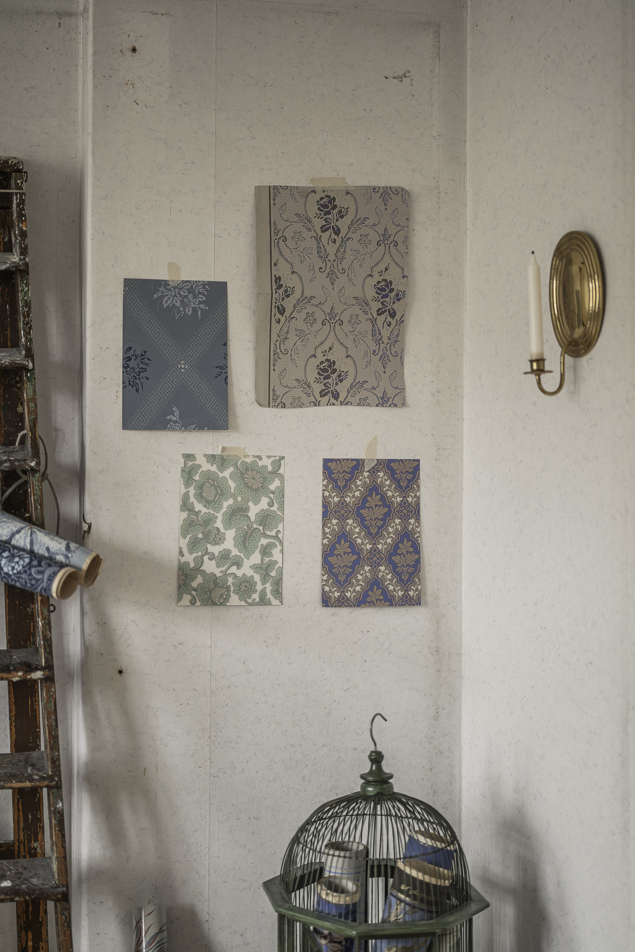 salon et chambre studio ancien 38m2 décoration scandinave