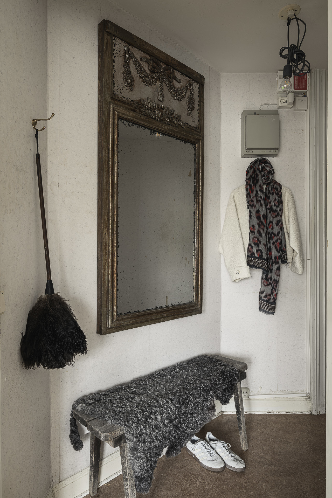 entrée studio ancien 38m2 décoration scandinave