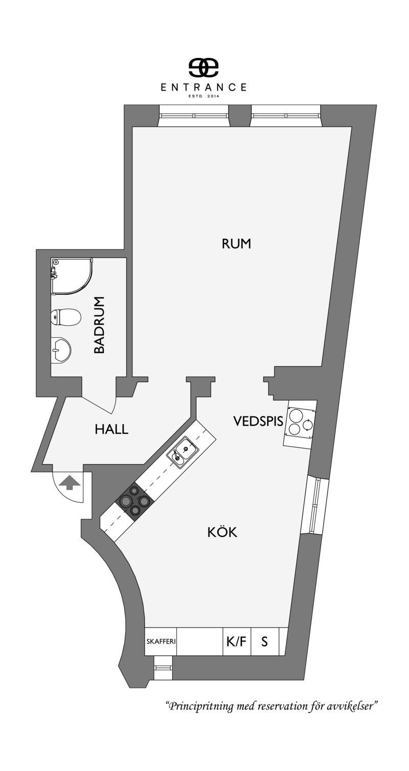plan studio 35m2