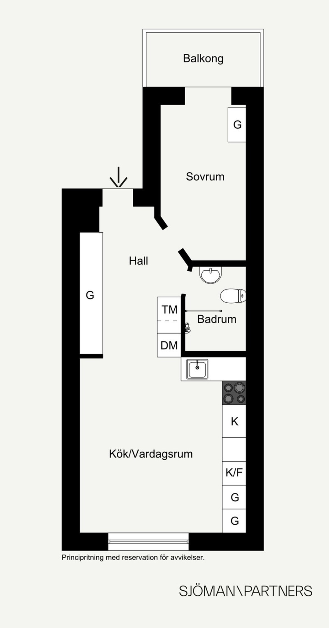 plan deux-pièces moderne 39m2 plan deux-pièces moderne 39m2
