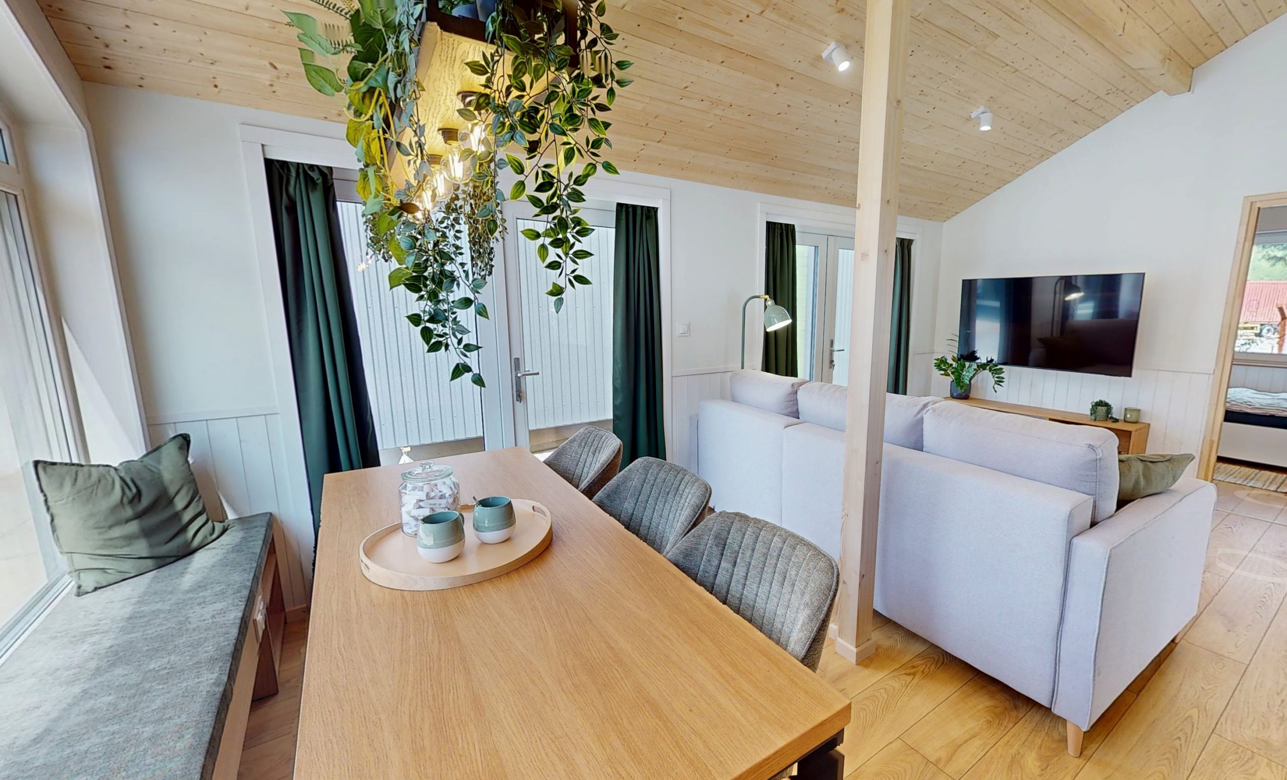 salon visite virtuelle petite maison 41m2 livrable en Europe Evergreen par Vagabond Haven salon visite virtuelle petite maison 41m2 livrable en Europe Evergreen par Vagabond Haven