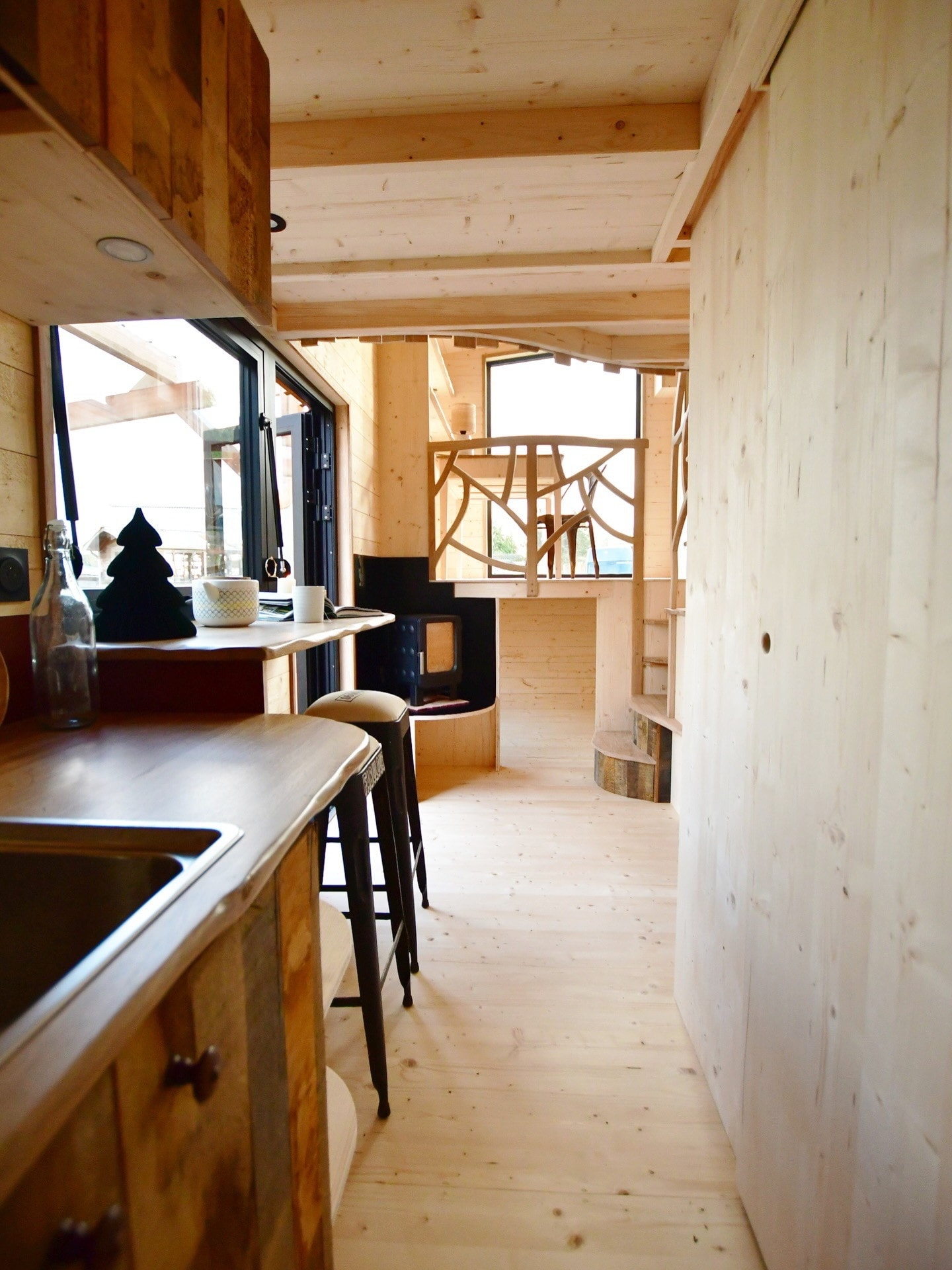 cuisine et plan bar tiny house française cuisine et plan bar tiny house française