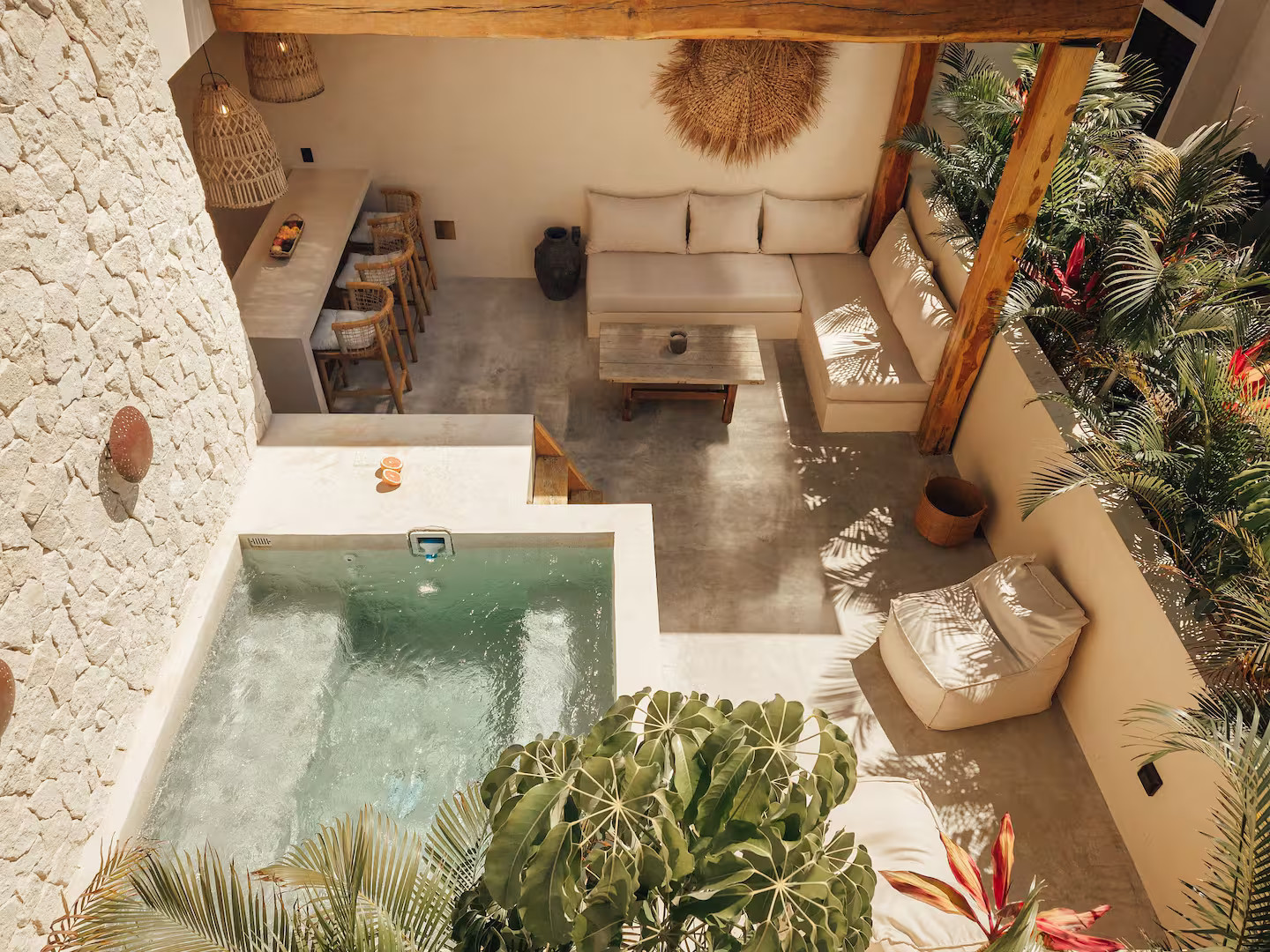 terrasse maison avec piscine Tulum terrasse maison avec piscine Tulum