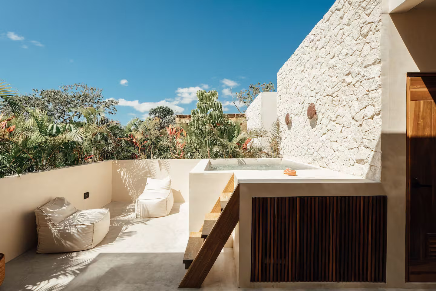 terrasse maison avec piscine Tulum terrasse maison avec piscine Tulum