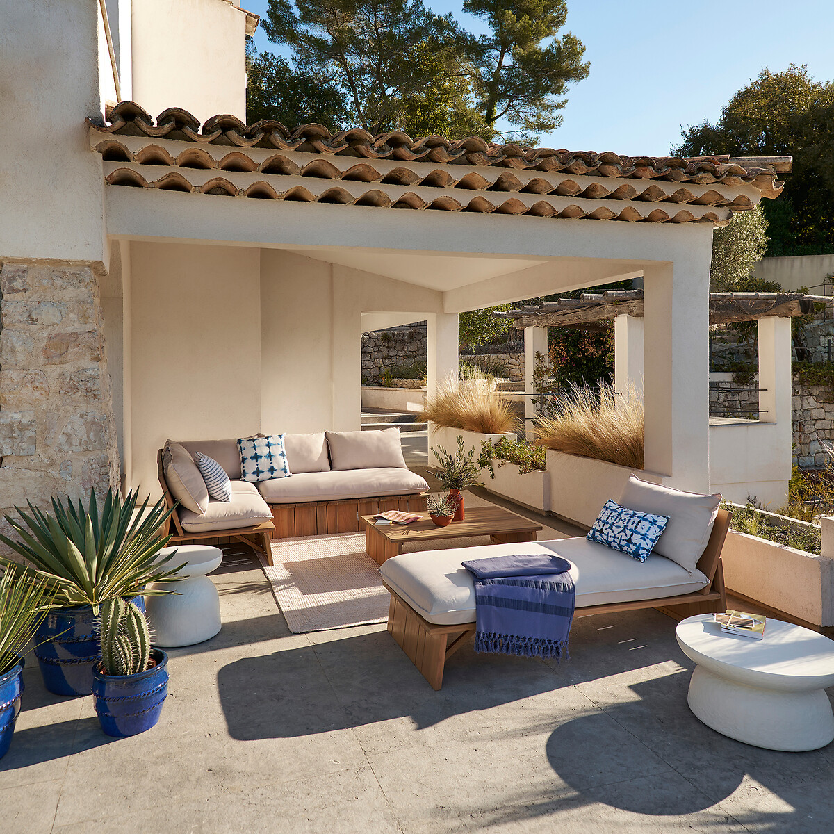 terrasse couverte maison du sud