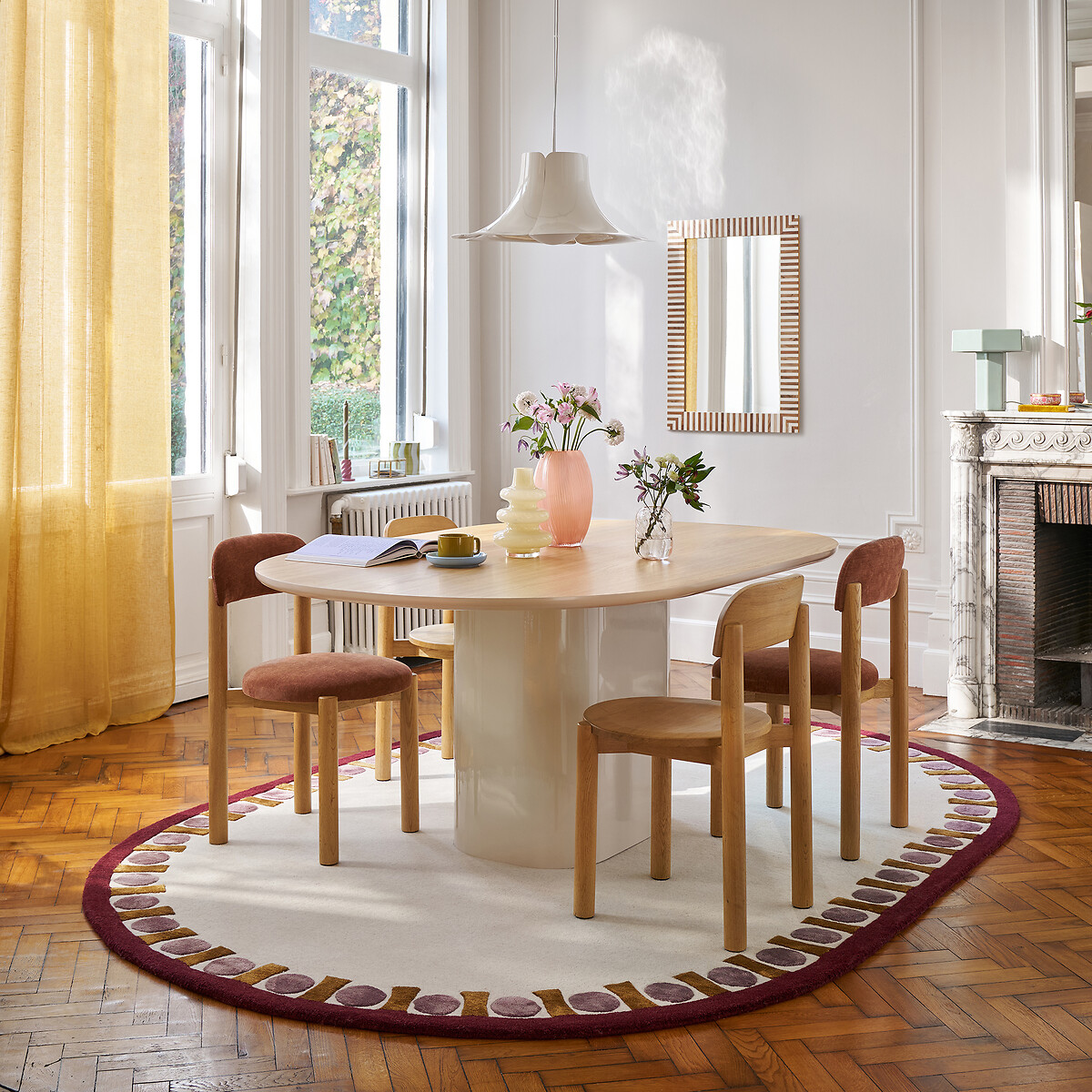 salle à manger décoration contemporaine et naturelle Catalogue La Redoute Intérieurs 2026 printemps/été