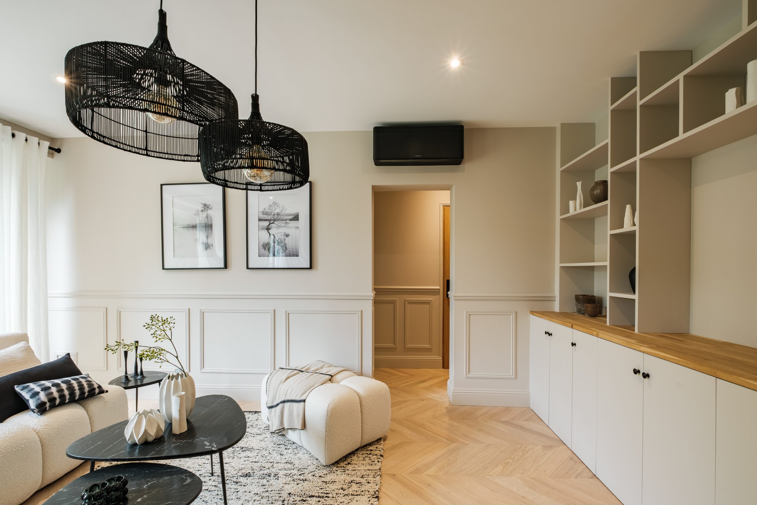 salon appartement La Rochelle avec terrasse décoration contemporaine salon appartement La Rochelle avec terrasse décoration contemporaine