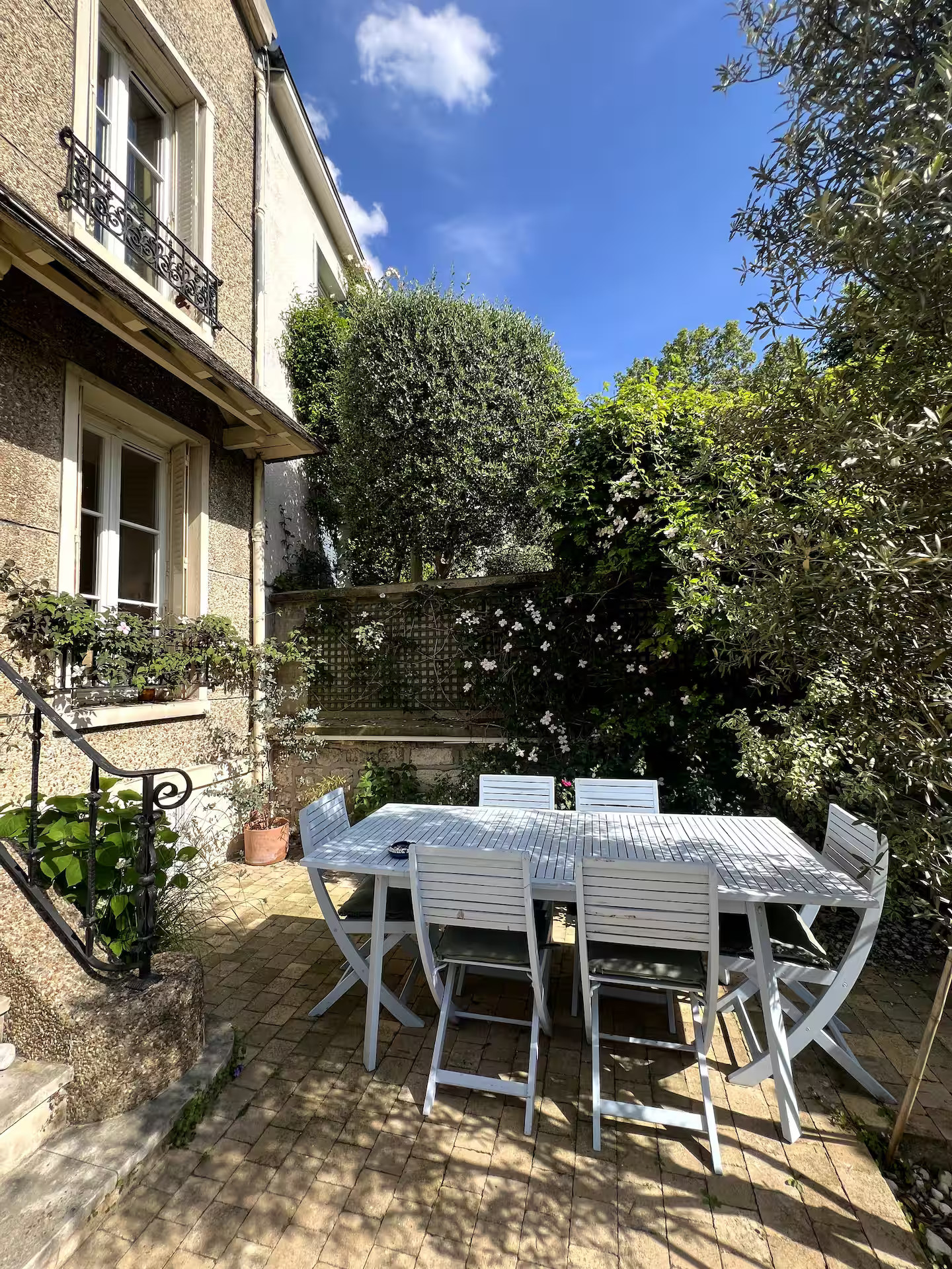 terrasse jardin maison de ville Paris